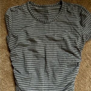 Lululemon long cinched crop top